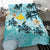 Papua New Guinea Bedding Set - Blue Turtle Hibiscus - Polynesian Pride