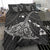 Hawaiian Map Kanaka Manta Ray White Polynesian Bedding Set - Polynesian Pride