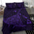 Hawaiian Map Kanaka Manta Ray Polynesian Bedding Set Purple - Polynesian Pride