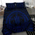 Hawaiian Kakau Honu Arc Blue Polynesian Bedding Set - Polynesian Pride