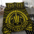 Hawaiian Kakau Honu Arc Yellow Polynesian Bedding Set - Polynesian Pride