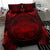 Hawaiian Map Madame Pele Kanaka Polynesian Bedding Set Red - Polynesian Pride