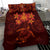 Hawaiian Turtles Hibiscus Plumeria Polynesian Bedding Set - Red - Polynesian Pride