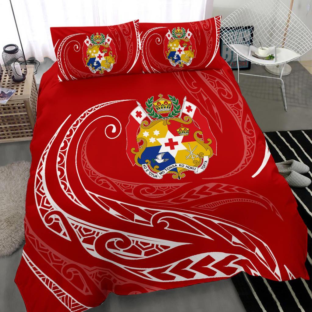 Tonga Bedding Set - Red - Frida Style - Polynesian Pride