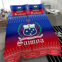 Polynesian Bedding Set - Samoa Coat Of Arms Duvet Cover Set - Polynesian Pride