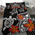 Hawaiian Map Turtles Swim Plumeria Polynesian Bedding Set - Polynesian Pride