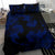 Hawaiian Hammerhead Shark Hibiscus Blue Polynesian Bedding Set - Polynesian Pride