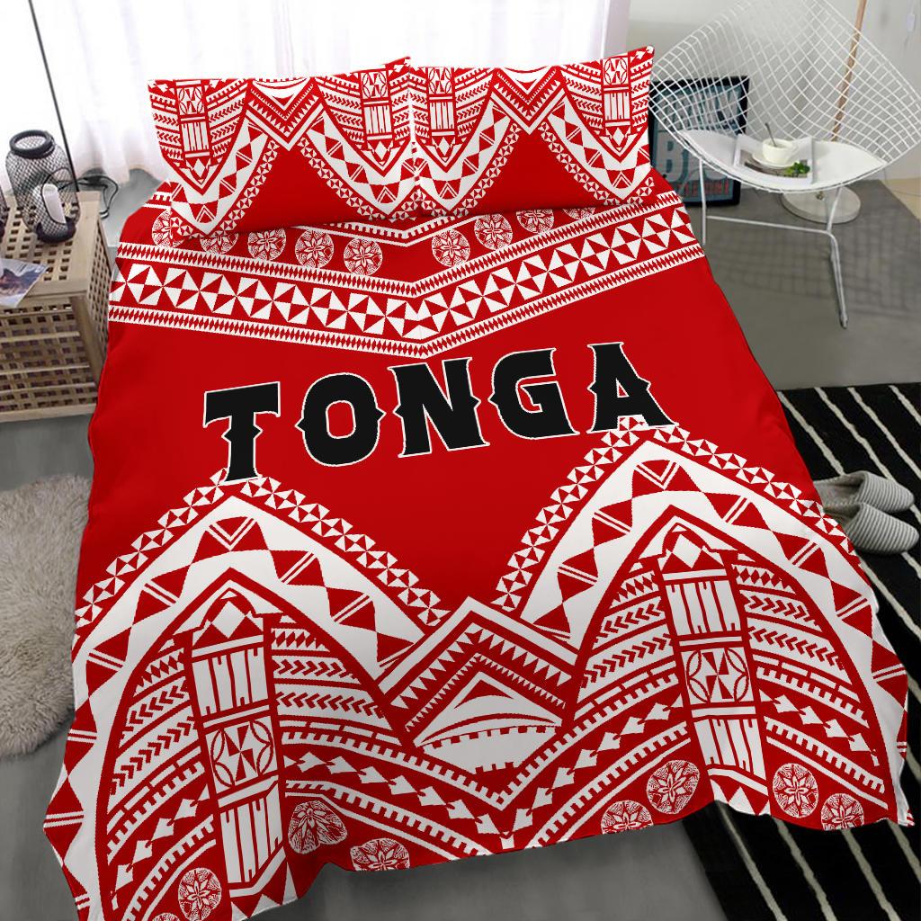 Polynesian Bedding Set - Tonga Tribal Pattern Duvet Cover Set - Polynesian Pride