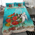 Polynesian Duvet Cover Set - Cook Islands Bedding Set Ocean Turtle Hibiscus - Polynesian Pride