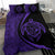 Hawaiian Map Turtle Polynesian Bedding Set - Purple - Circle Style - Polynesian Pride