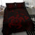 Hawaiian Map Kanaka Hibiscus Turtle Red Polynesian Bedding Set - Polynesian Pride