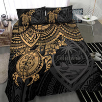 Guam Polynesian Duvet Cover Set - Golden Turtle - Polynesian Pride