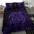 Hawaiian Map Turtle Kanaka Hibiscus Polynesian Bedding Set - Purple - Polynesian Pride