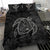 Hawaiian Map Turtle Kanaka Hibiscus Polynesian Bedding Set - Gray - Polynesian Pride