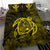 Hawaiian Map Turtle Kanaka Hibiscus Polynesian Bedding Set - Yellow - Polynesian Pride