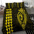 Hawaiian Kakau Fish Hook Polynesian Bedding Set - Yellow - Polynesian Pride