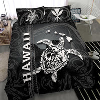 Polynesian Hawaii Duvet Cover Set - Turtle Hawaiian Black - Polynesian Pride