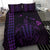 Hawaiian Map Kakau Turtle Polynesian Bedding Set - Purple - Polynesian Pride