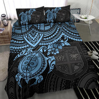Fiji Polynesian Duvet Cover Set - Blue Turtle - Polynesian Pride