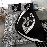 Hawaiian Turtle Fish Hook Hibiscus Polynesian Bedding Set - Circle Style - Polynesian Pride