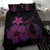 Hawaiian Fish Hook Hibiscus Plumeria Polynesian Bedding Set - Pink - Polynesian Pride