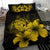 Hawaiian Map Hibiscus Turtle Polynesian Bedding Set - Yellow - Polynesian Pride