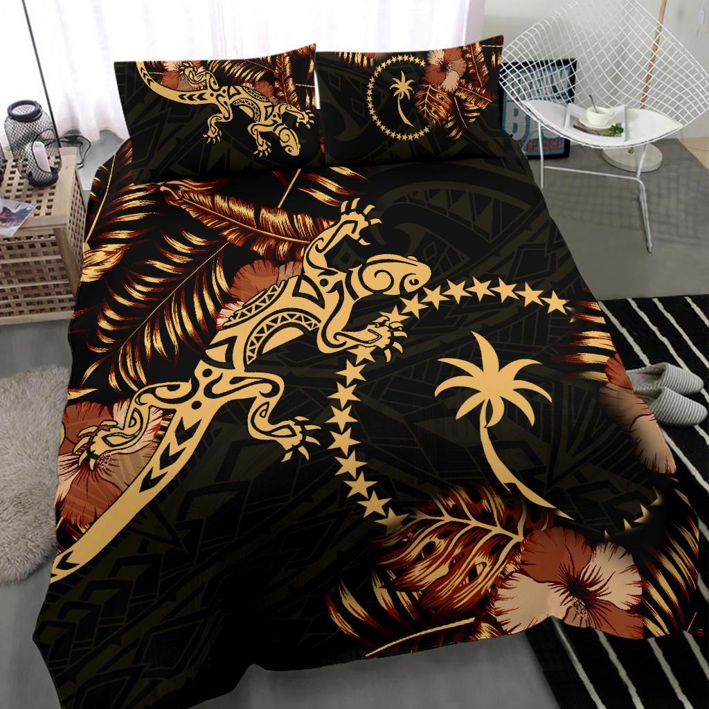 Polynesian Duvet Cover Set - Chuuk Duvet Cover Set Lizrad Lucky - Polynesian Pride
