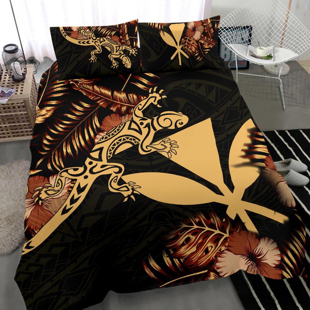 Polynesian Duvet Cover Set - Hawaii Duvet Cover Set Set Lizrad Lucky - Polynesian Pride