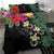 Kanaka Maoli (Hawaiian) Bedding Set - Hibiscus Turtle Tattoo Black - Polynesian Pride