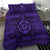 Hawaiian Turtle Polyensian Tribal Bedding Set Purple - Polynesian Pride