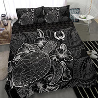 Polynesian Bedding Set - Pohnpei Duvet Cover Set Black Color - Polynesian Pride
