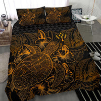 Polynesian Bedding Set - Kosrae Duvet Cover Set Gold Color - Polynesian Pride