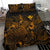 Polynesian Bedding Set - Hawaii Duvet Cover Set Gold Color - Polynesian Pride