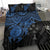 Polynesian Bedding Set - Kosrae Duvet Cover - Blue Turtle - Polynesian Pride