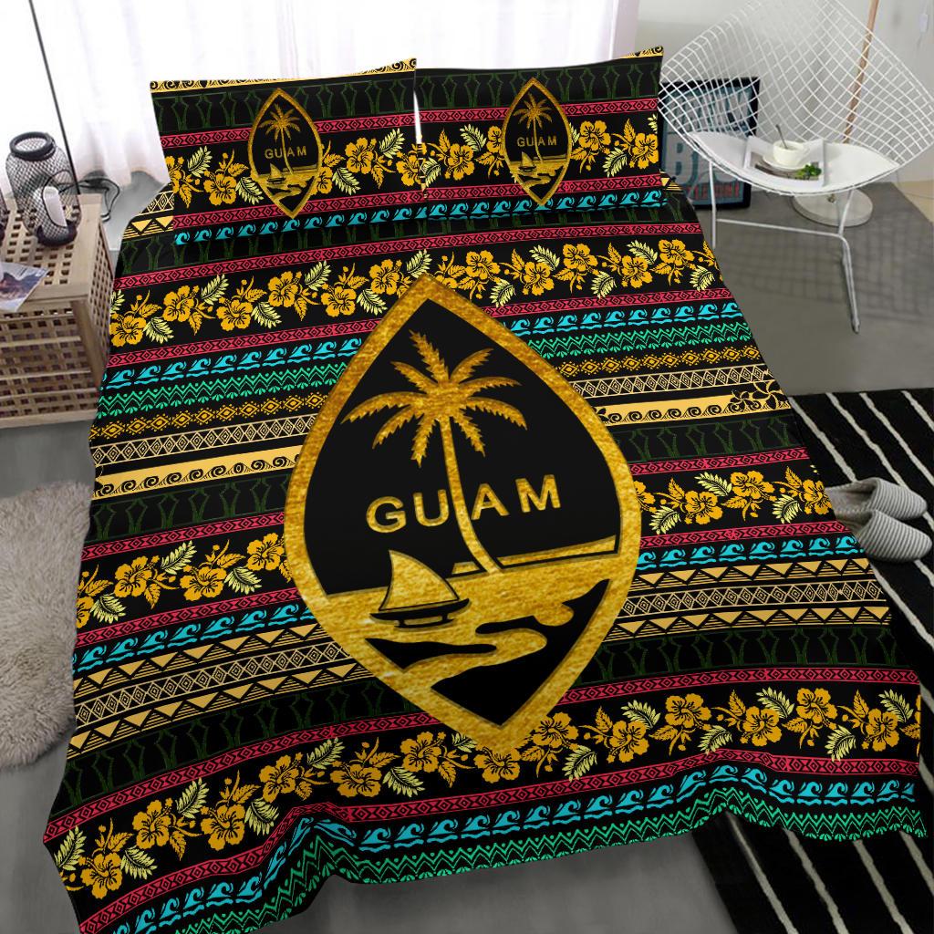 Polynesian Bedding Set Guam Pattern Duvet Cover Set - Polynesian Pride