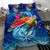 Polynesian Bedding Set Hawaii Duvet Cover Set - Turtle Under Sea - Polynesian Pride