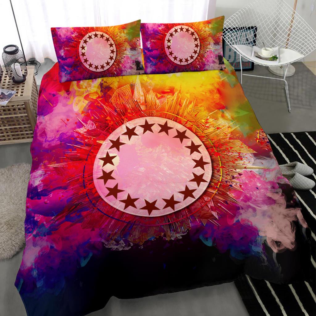Polynesian Bedding Set Cook Islands Duvet Cover Set Bright Style - Polynesian Pride