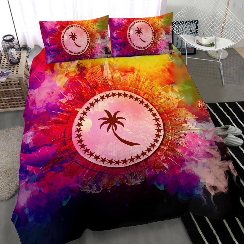 Polynesian Bedding Set Chuuk Duvet Cover Set Bright Style - Polynesian Pride