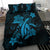 Hawaii Turtle Flower Polynesian Bedding Set - Turquoise - Polynesian Pride