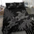 Hawaii Turtle Plumeria Coconut Tree Polynesian Bedding Set - Gray - Polynesian Pride