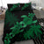 Hawaii Turtle Plumeria Coconut Tree Polynesian Bedding Set - Green - Polynesian Pride