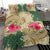 Hawaii Kanaka Maoli Plumeria Palm Trees Hammer Shark Bedding Set - Polynesian Pride