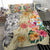 Hawaii Polynesian Flowers Swimming Turtles Bedding Set - Polynesian Pride