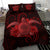 Hawaii Turtle Hibiscus Polynesian Bedding Set - Full Style - Red - Polynesian Pride