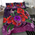 Polynesian Bedding Set - Purple Hibiscus Turtle Flowing Duvet Cover Set - Polynesian Pride