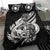 Polynesian Bedding Set - Nauru Duvet Cover Set Father And Son Black Black - Polynesian Pride