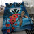 Hawaii Turtle Kanaka Hibiscus Stary Night Bedding Set - Polynesian Pride