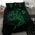 Hawaii Polynesian Mahi - Mahi Common Dolphinfish Bedding Set - Green - Polynesian Pride