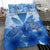 Hawaii Bedding Set - Hawaii Turtle Kanaka Plumeria Polynesian Blue Bedding Set - Polynesian Pride