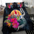 Polynesian Bedding Set - Tahiti Duvet Cover Set Tropical Flowers - Polynesian Pride